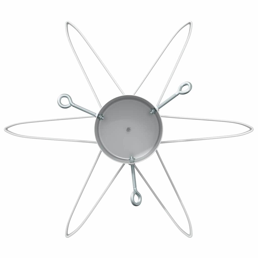 Christmas Tree Stand 1.73 White 49 x 49 x 15.5 cm Steel