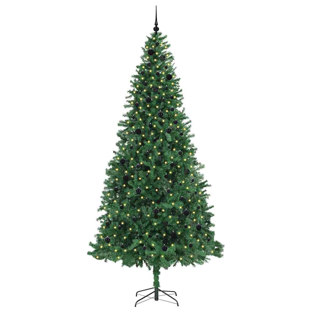 Artificial Christmas Tree with 300 LEDs with Stand Green 300 cm