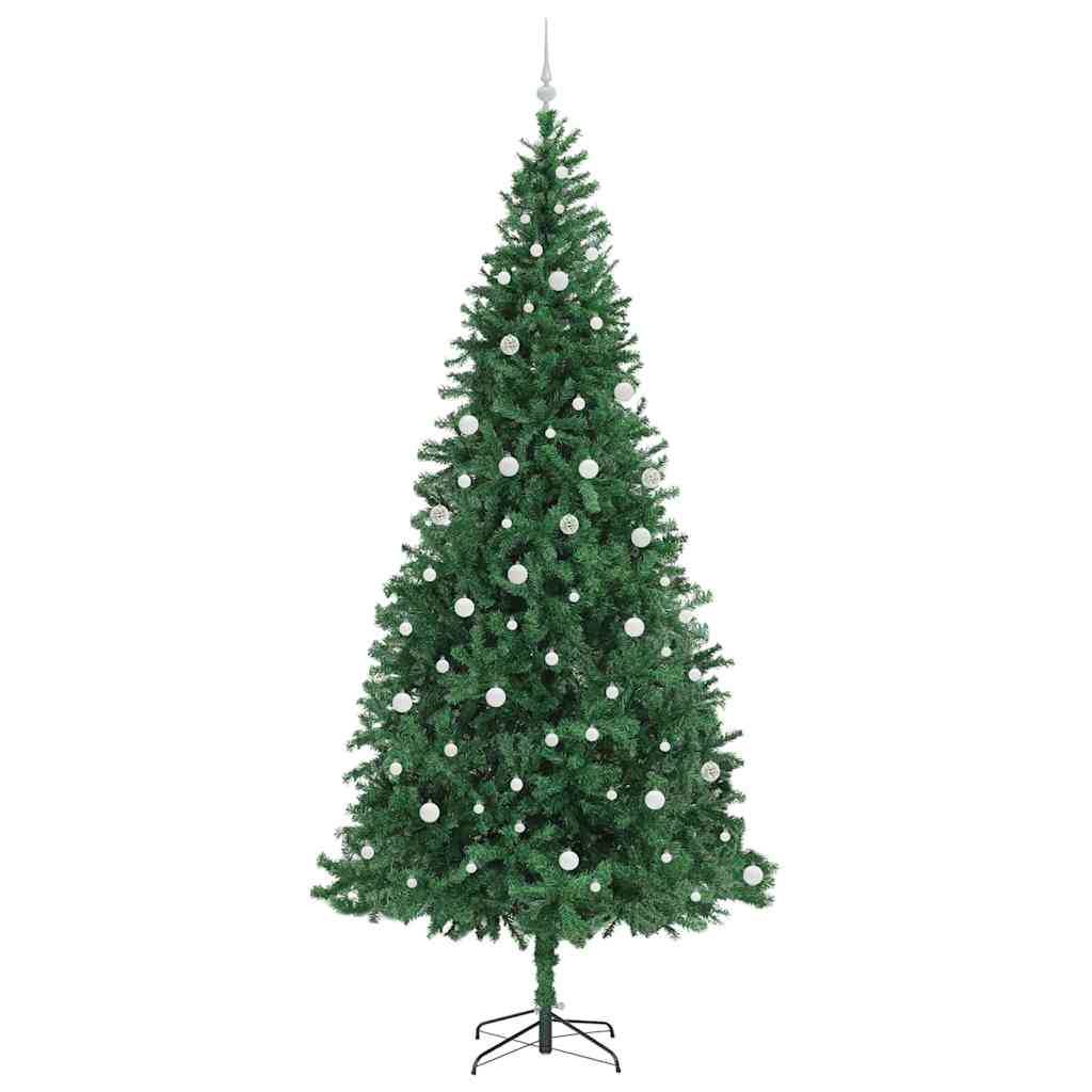 Artificial Christmas Tree with 300 LEDs with Stand Green 300 cm