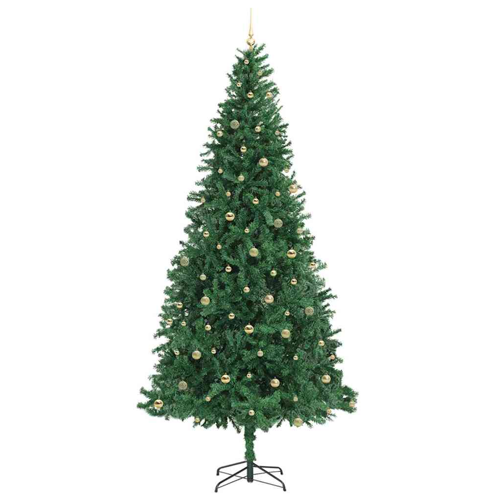 Artificial Christmas Tree with 300 LEDs with Stand Green 300 cm