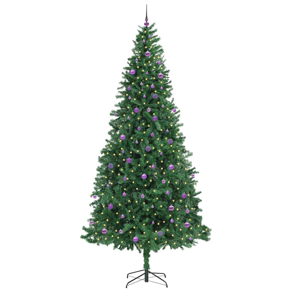 Artificial Christmas Tree with 300 LEDs with Stand Green 300 cm