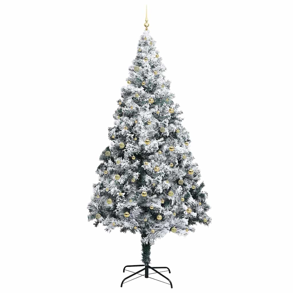 Christmas Tree with 300 LEDs with Stand White 300 cm PVC