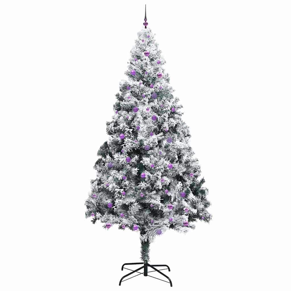Christmas Tree with 300 LEDs with Stand White 300 cm PVC