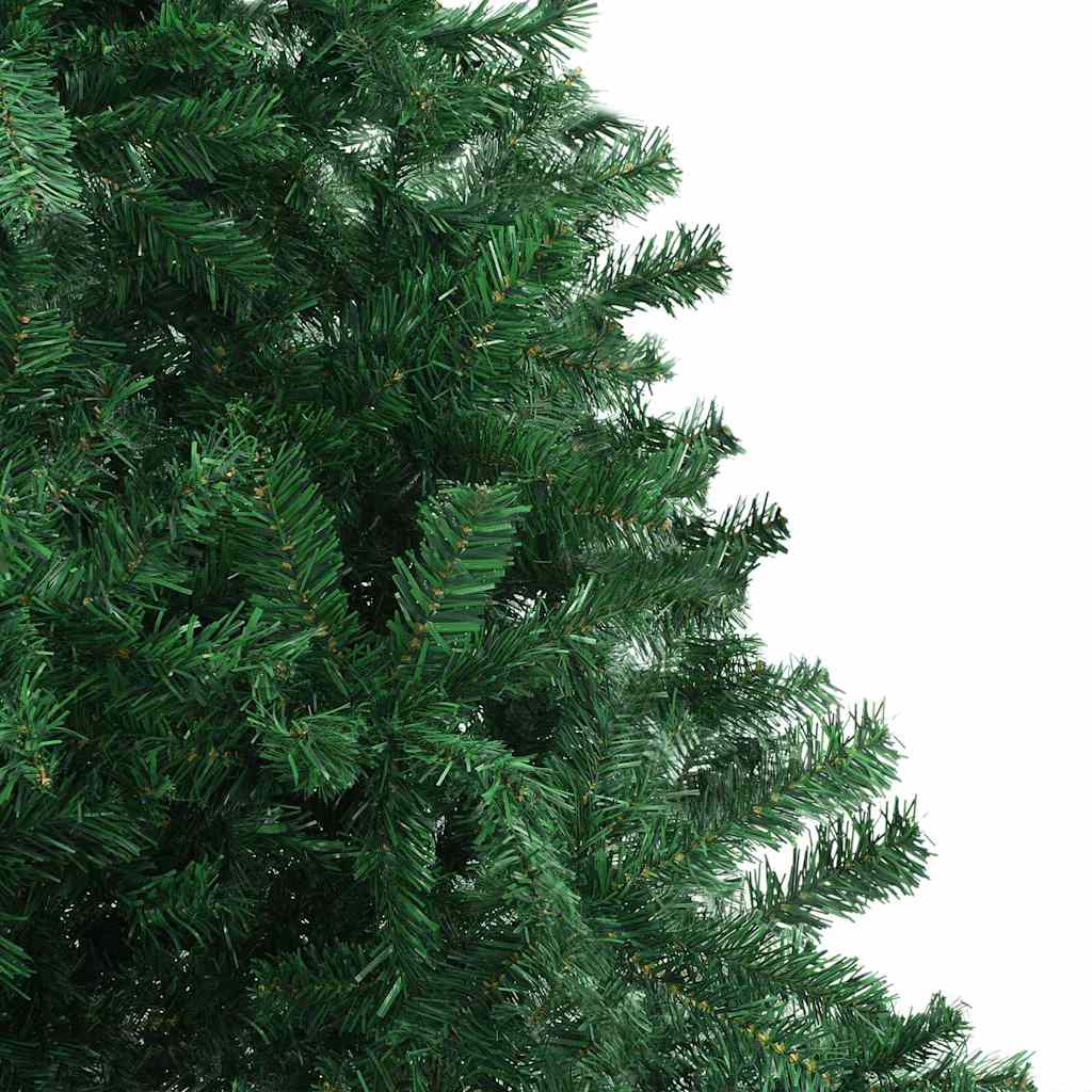 Christmas Tree with Decorative String Lights Green 400 cm PVC