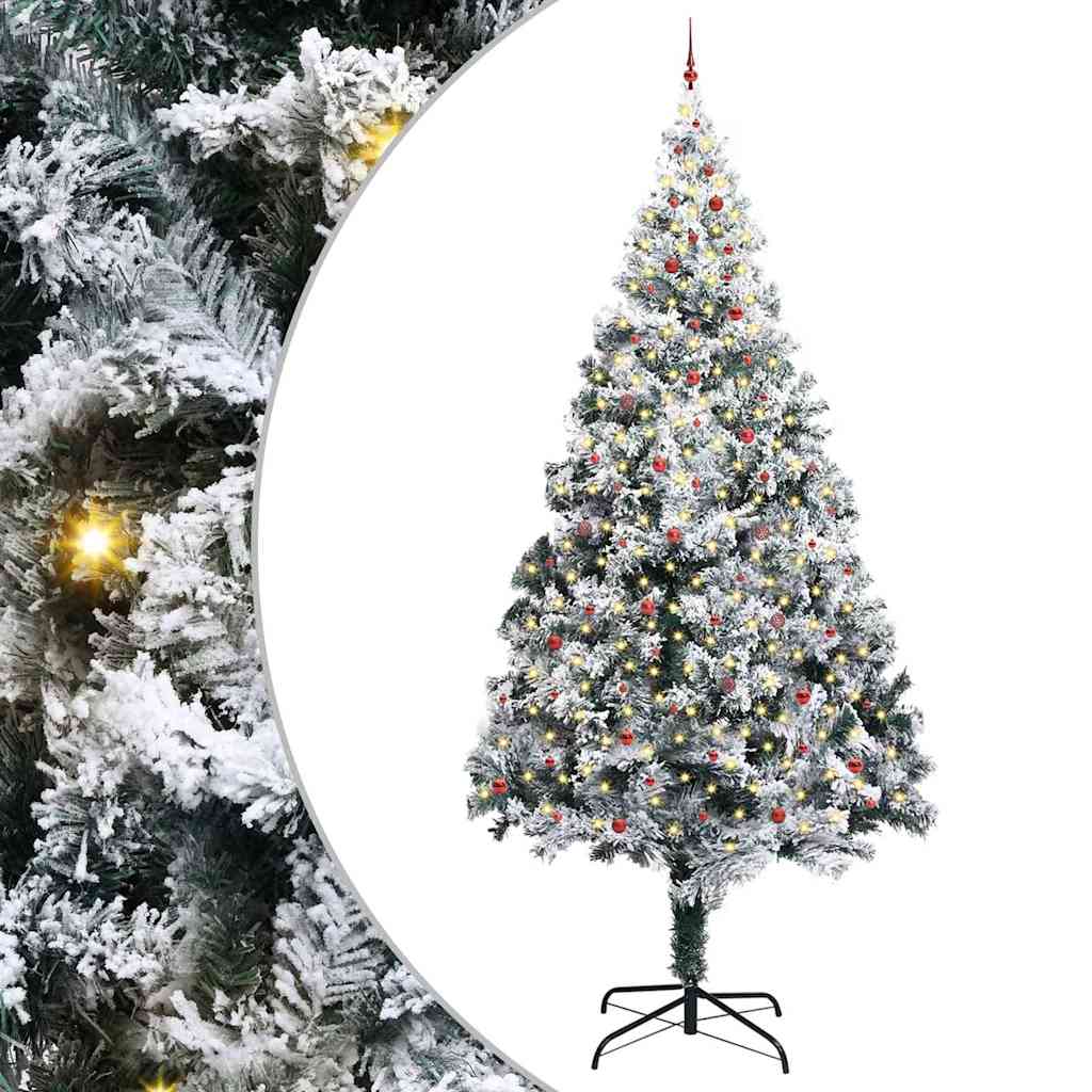 Artificial Pre-lit Christmas Tree with Ball Set Green 400 cm