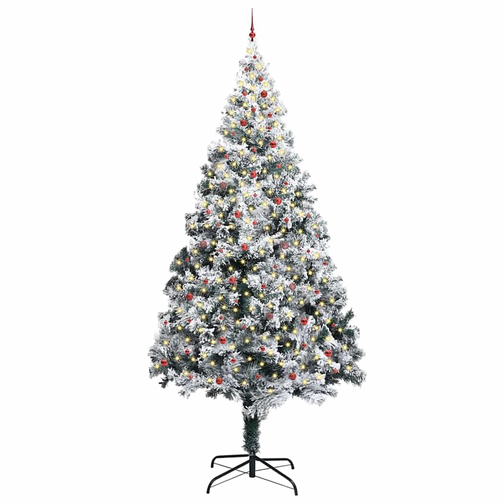 Artificial Pre-lit Christmas Tree with Ball Set Green 400 cm
