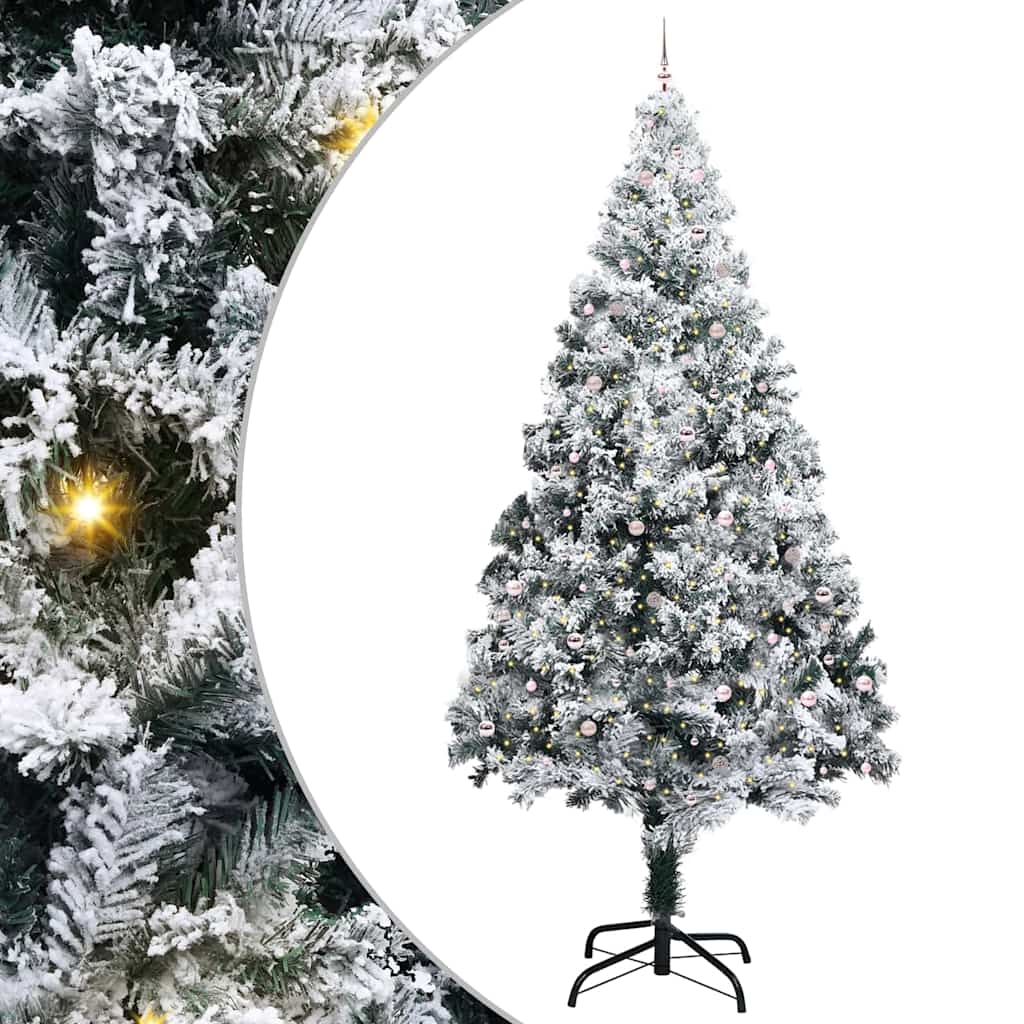 Artificial Pre-lit Christmas Tree with Ball Set Green 400 cm
