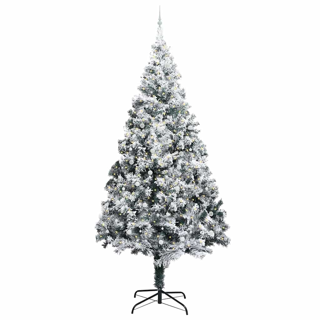 Artificial Pre-lit Christmas Tree with Ball Set Green 400 cm