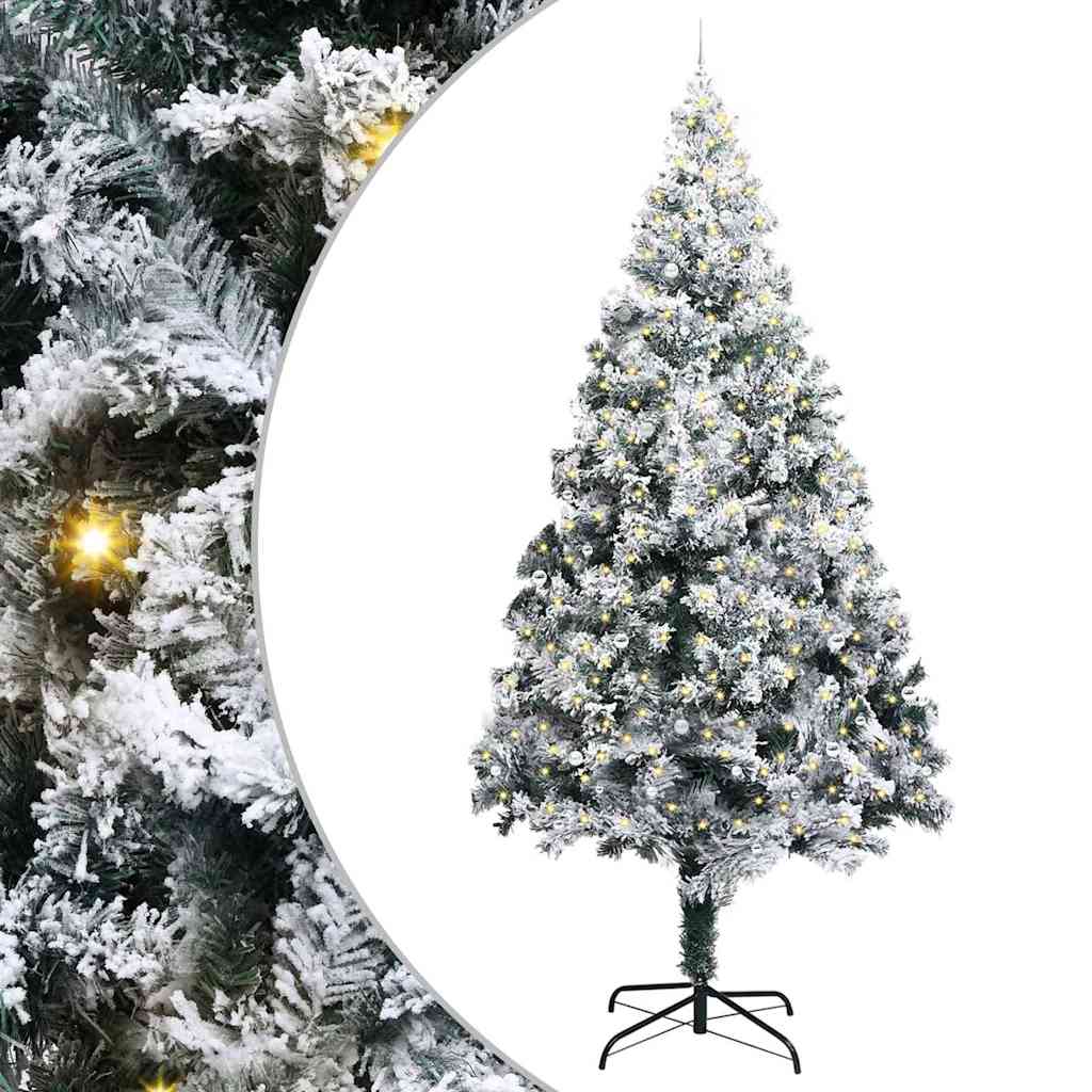 Artificial Pre-lit Christmas Tree with Ball Set Green 400 cm