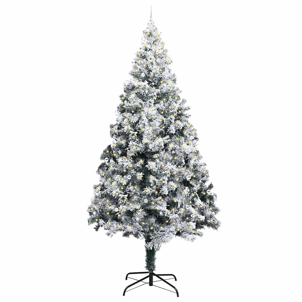 Artificial Pre-lit Christmas Tree with Ball Set Green 400 cm