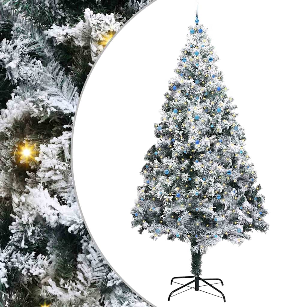 Artificial Pre-lit Christmas Tree with Ball Set Green 400 cm