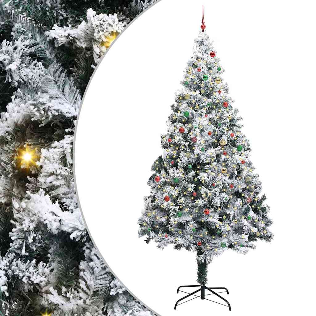 Artificial Pre-lit Christmas Tree with Ball Set Green 400 cm