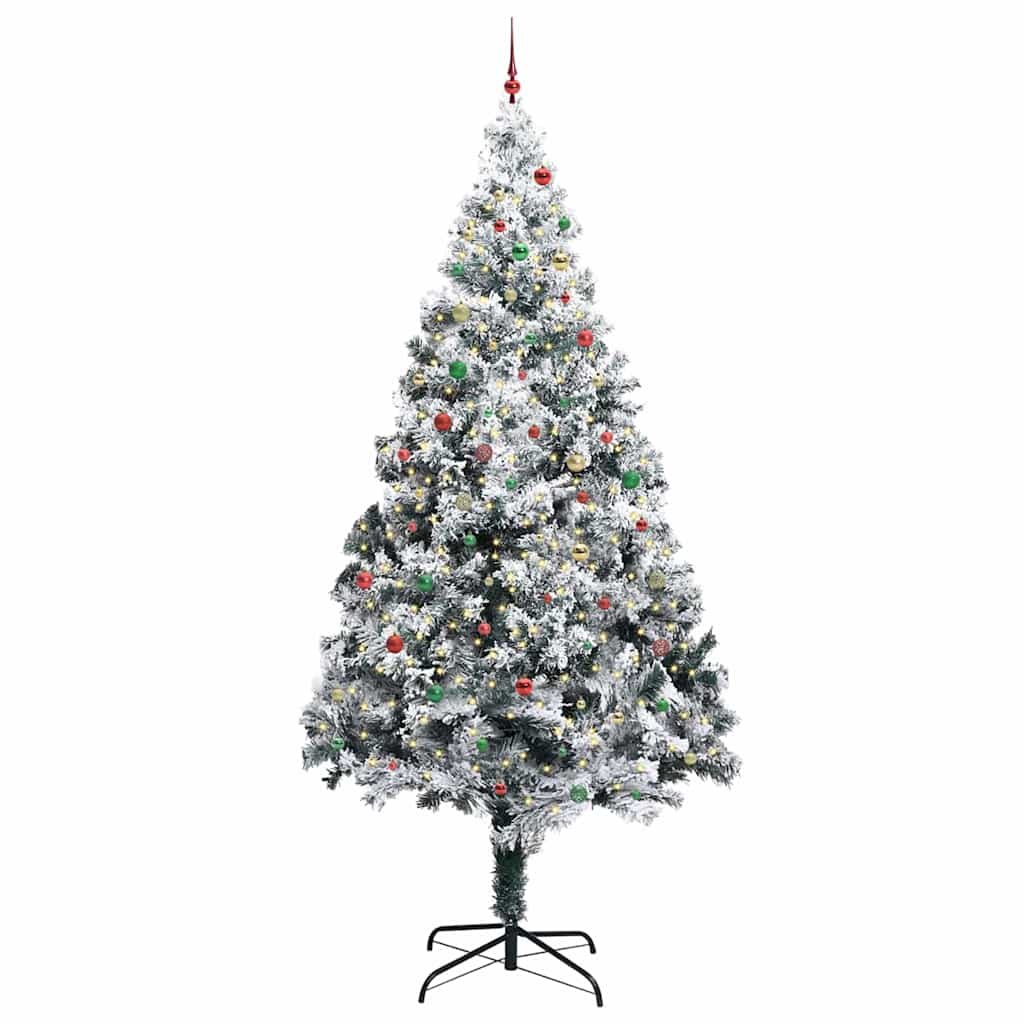 Artificial Pre-lit Christmas Tree with Ball Set Green 400 cm