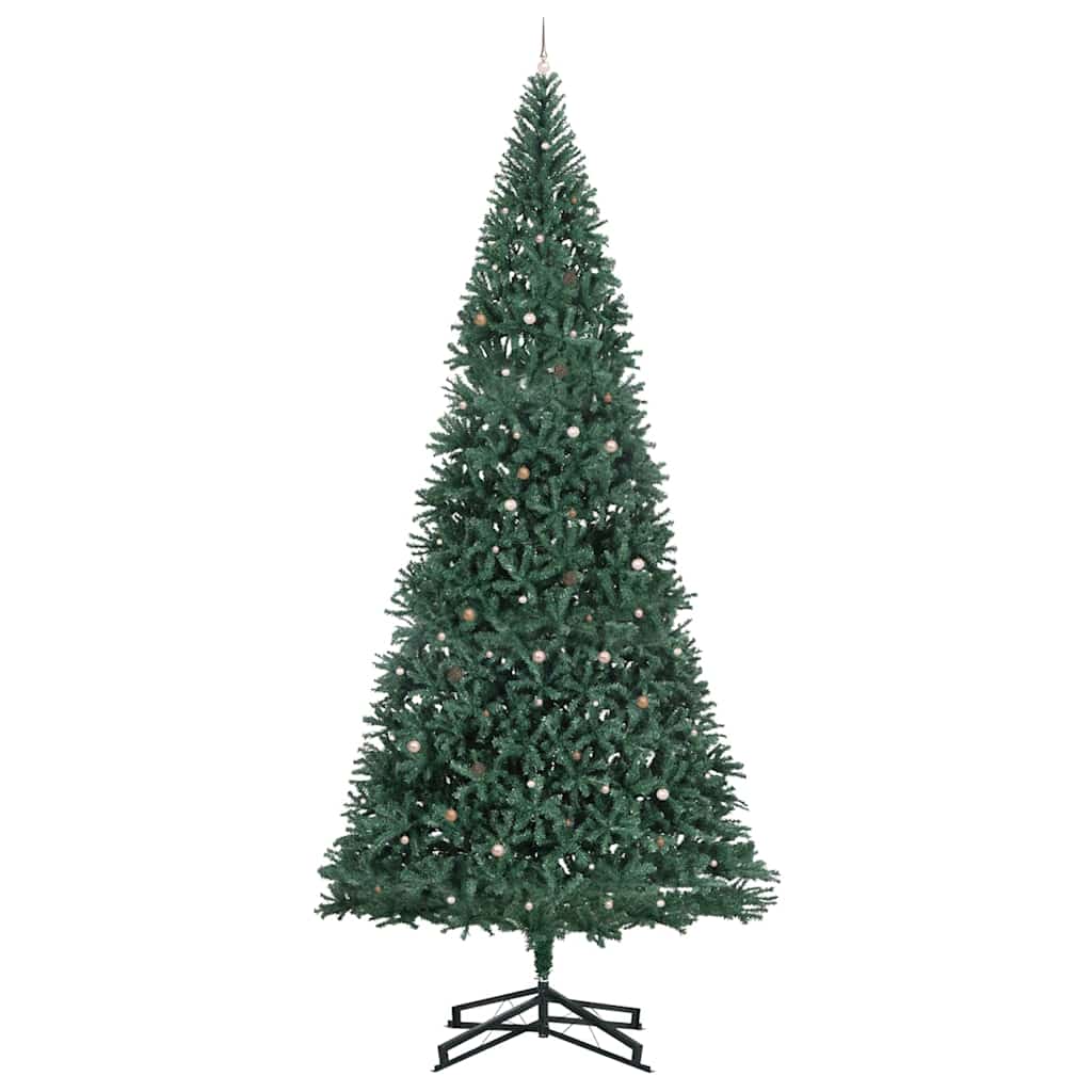Artificial Pre-lit Christmas Tree with Ball Set Green 500 cm