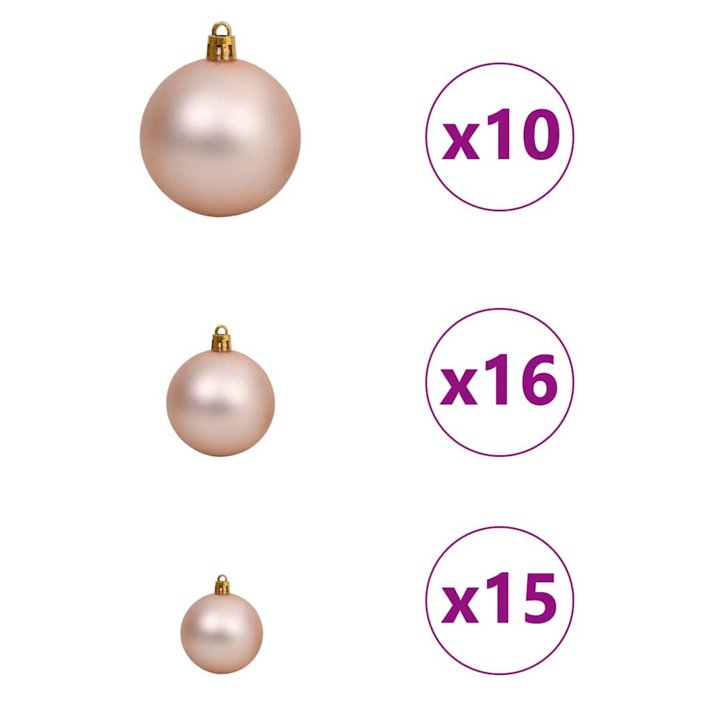 Artificial Pre-lit Christmas Tree with Ball Set Green 500 cm