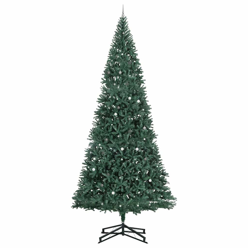 Artificial Pre-lit Christmas Tree with Ball Set Green 500 cm