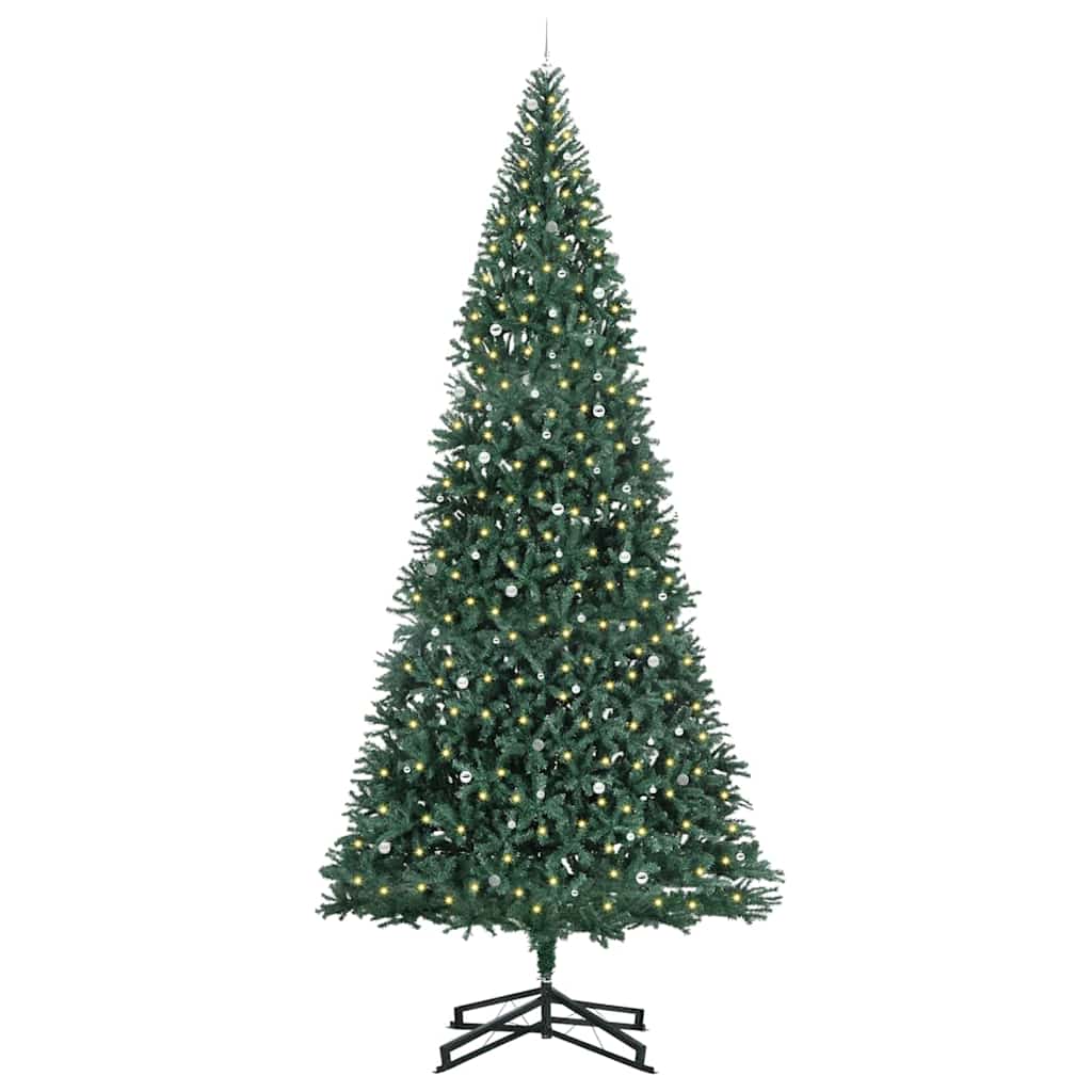 Artificial Pre-lit Christmas Tree with Ball Set Green 500 cm
