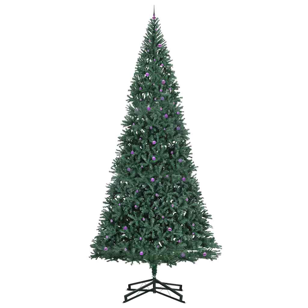 Artificial Pre-lit Christmas Tree with Ball Set Green 500 cm