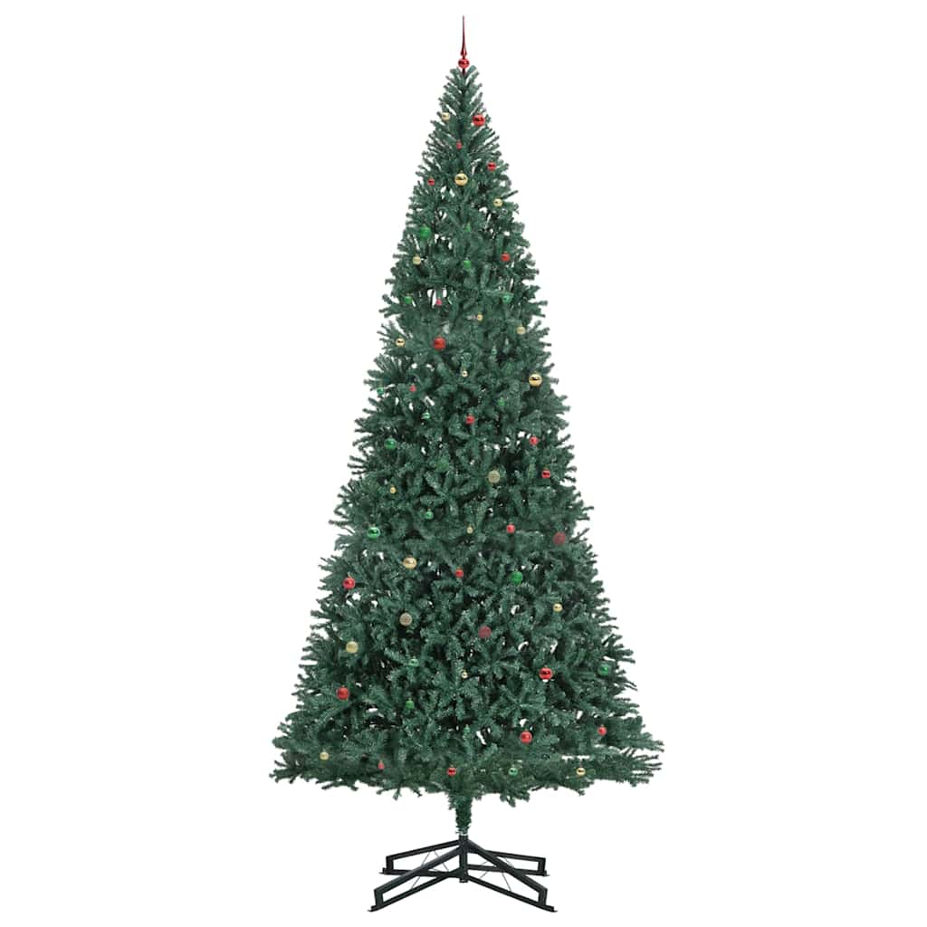 Artificial Pre-lit Christmas Tree with Ball Set Green 500 cm