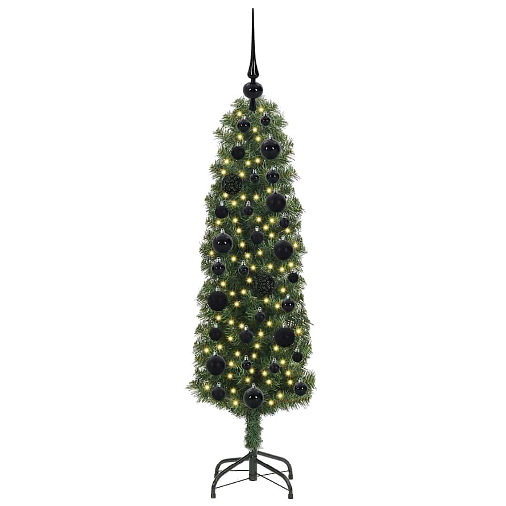 Artificial Christmas Tree with 150 LEDs with Stand Green 120 cm