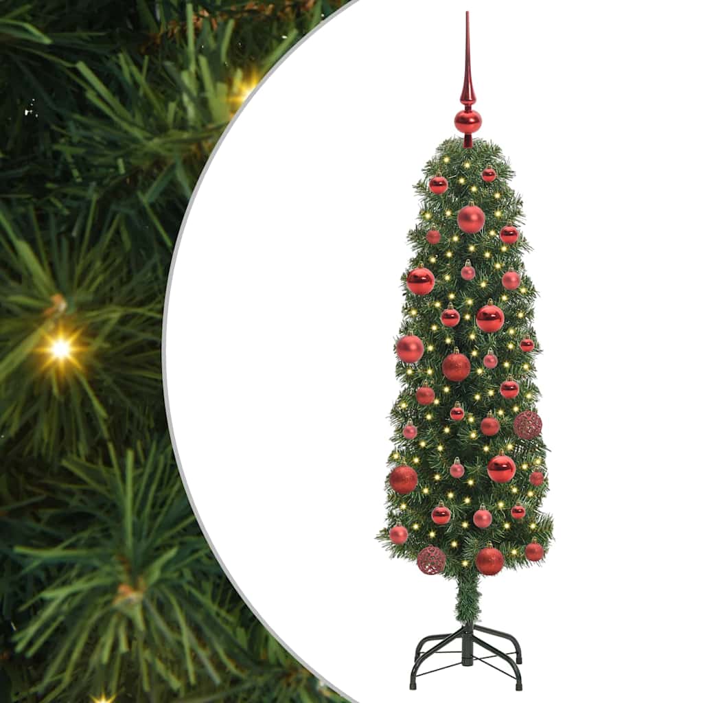 Artificial Christmas Tree with 150 LEDs with Stand Green 150 cm