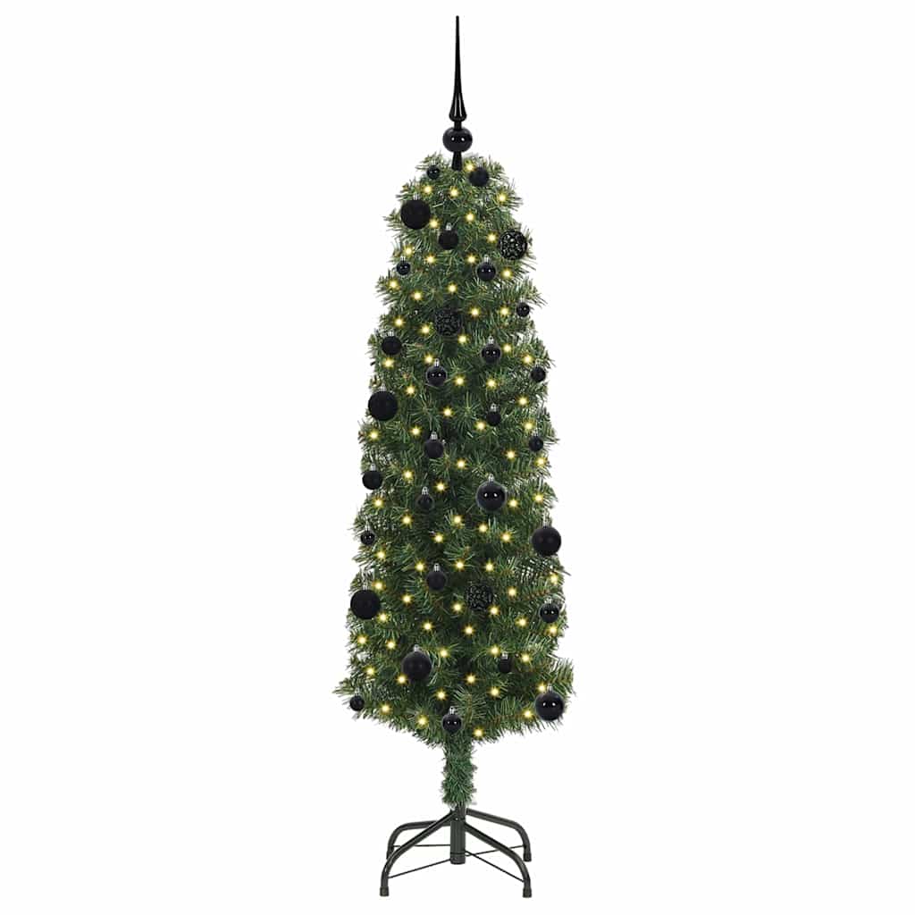 Artificial Christmas Tree with 150 LEDs with Stand Green 150 cm