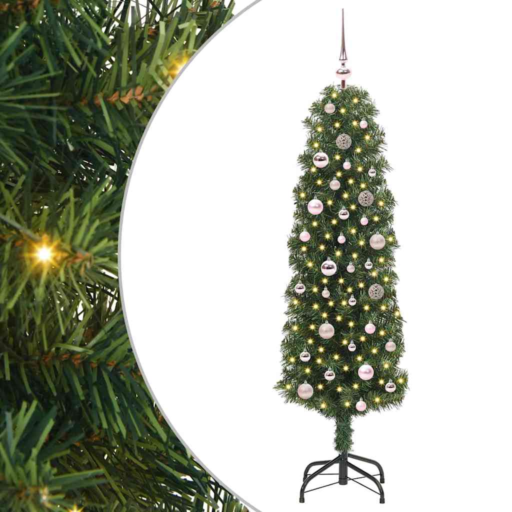 Artificial Christmas Tree with 150 LEDs with Stand Green 150 cm