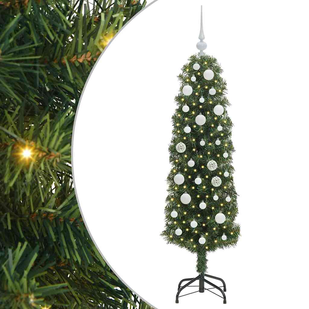 Artificial Christmas Tree with 150 LEDs with Stand Green 150 cm