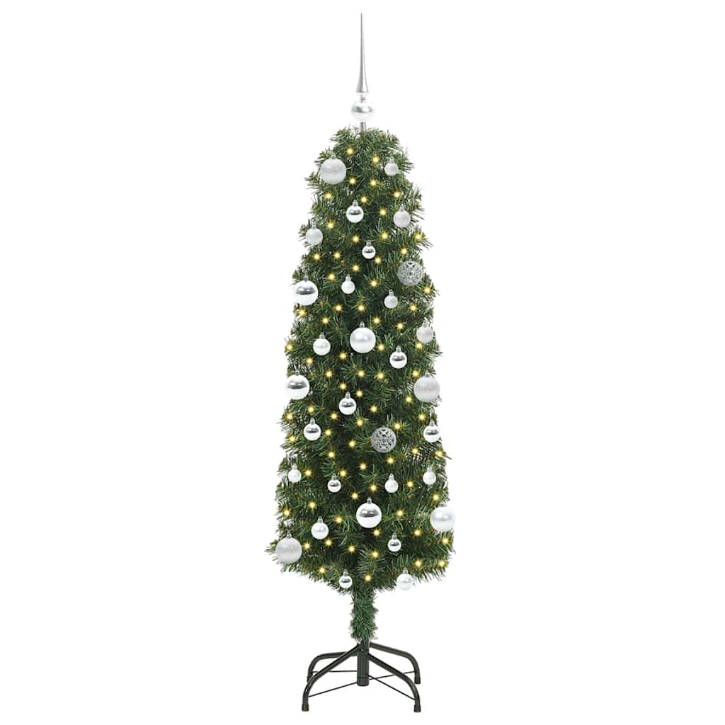 Artificial Christmas Tree with 150 LEDs with Stand Green 150 cm