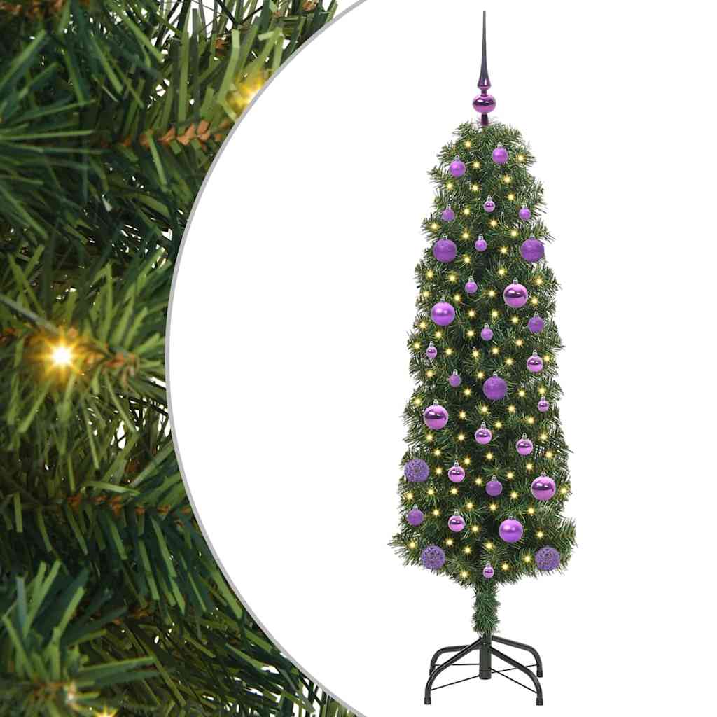 Artificial Christmas Tree with 150 LEDs with Stand Green 150 cm