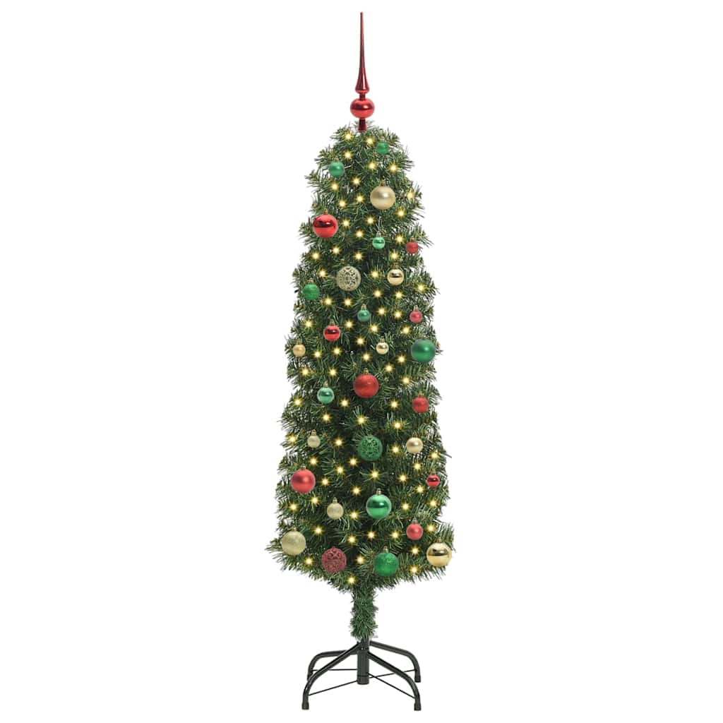 Artificial Christmas Tree with 150 LEDs with Stand Green 150 cm