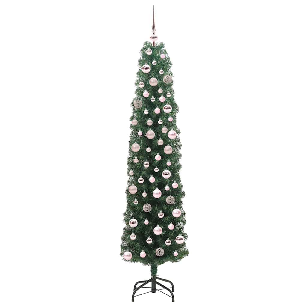 Artificial Christmas Tree with 300 LEDs with Stand Green 180 cm
