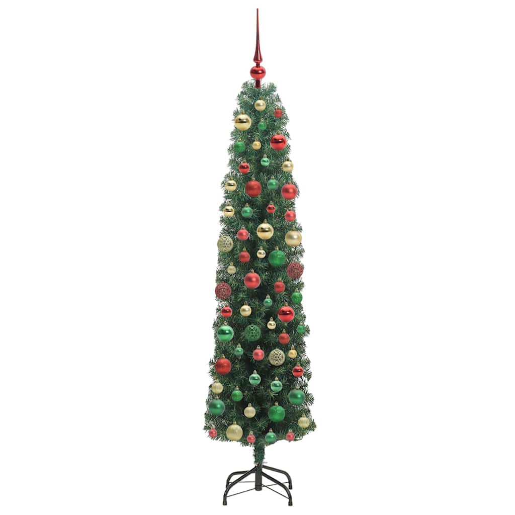 Artificial Christmas Tree with 300 LEDs with Stand Green 180 cm