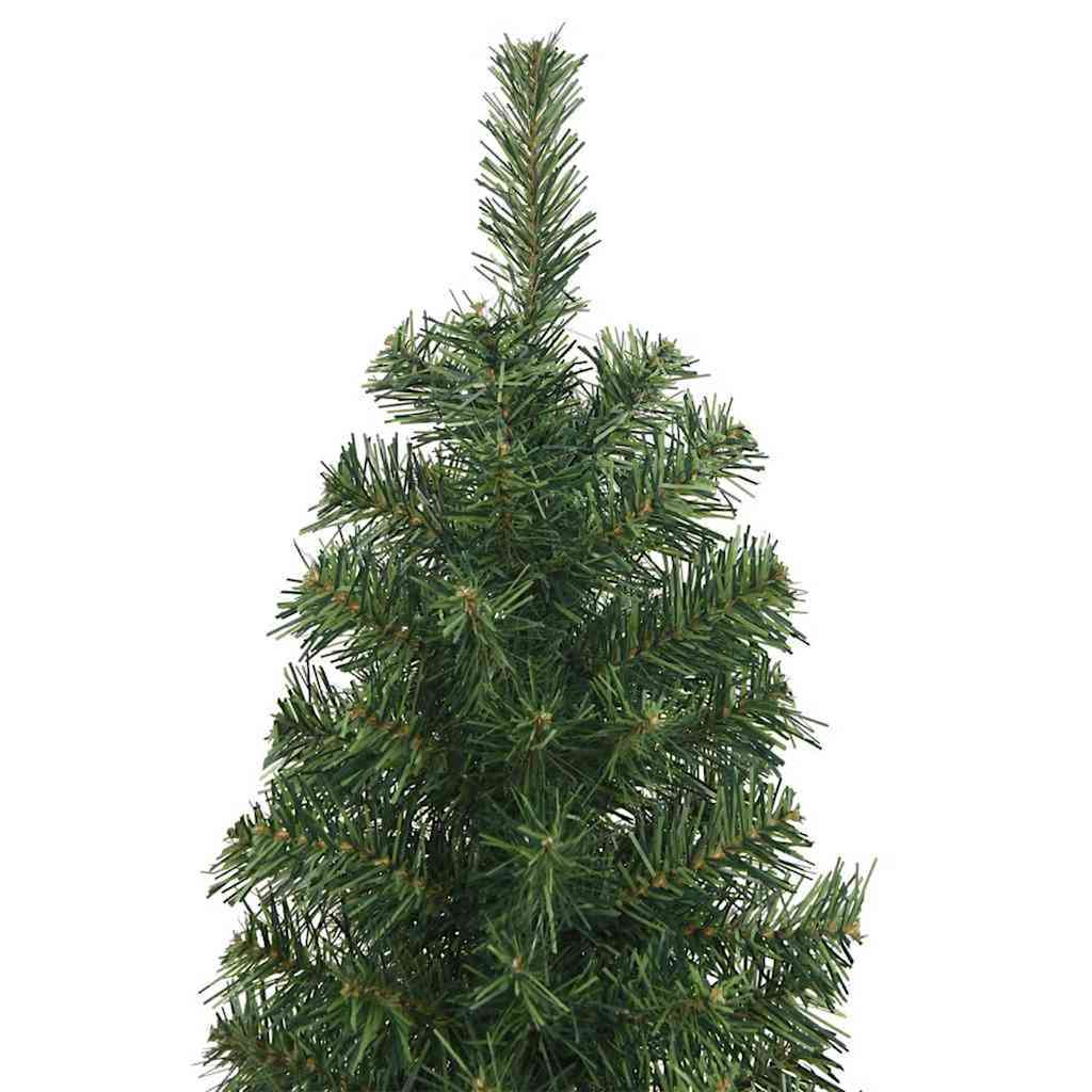 Artificial Christmas Tree with 300 LEDs with Stand Green 210 cm