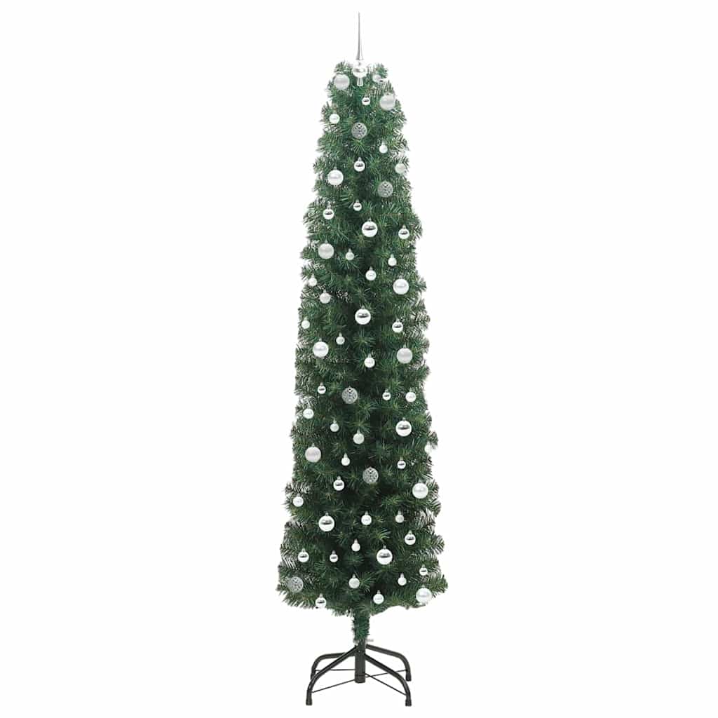 Artificial Christmas Tree with 300 LEDs with Stand Green 240 cm