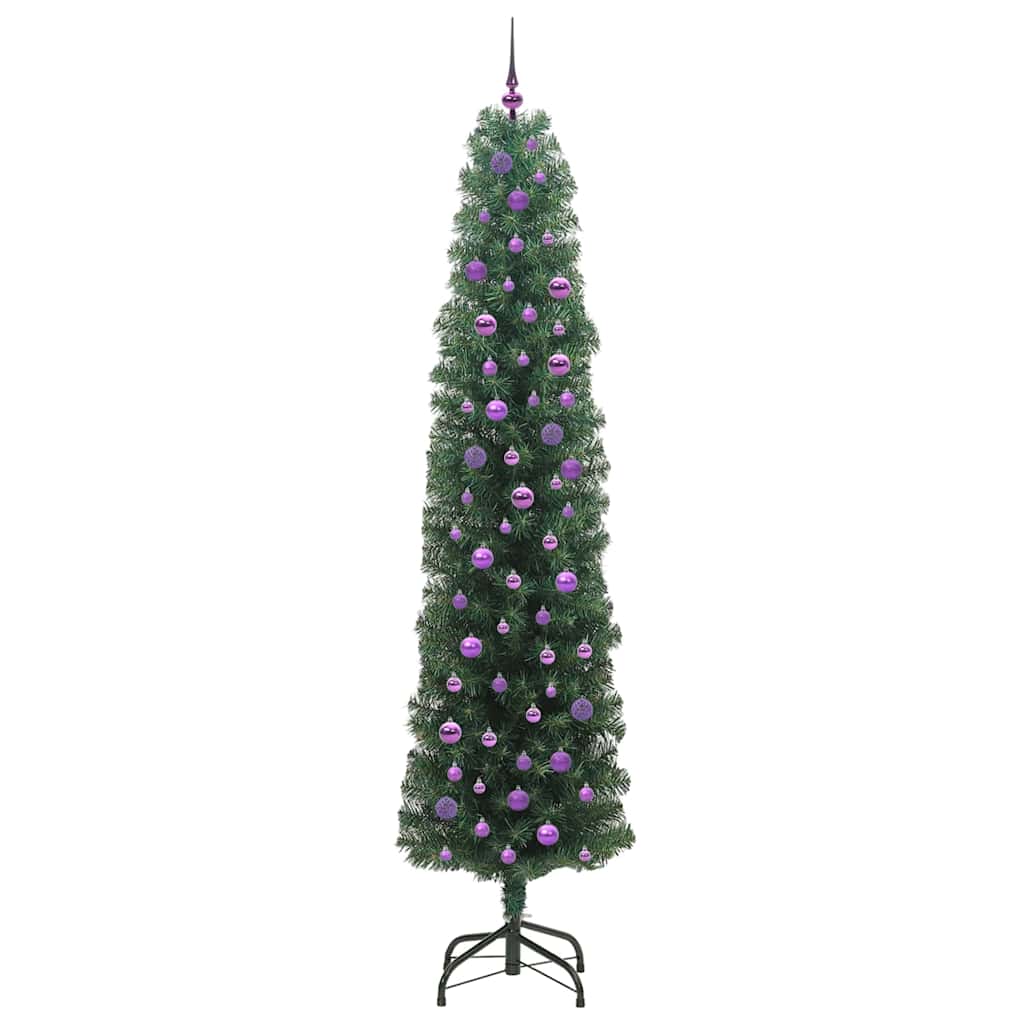 Artificial Christmas Tree with 300 LEDs with Stand Green 240 cm