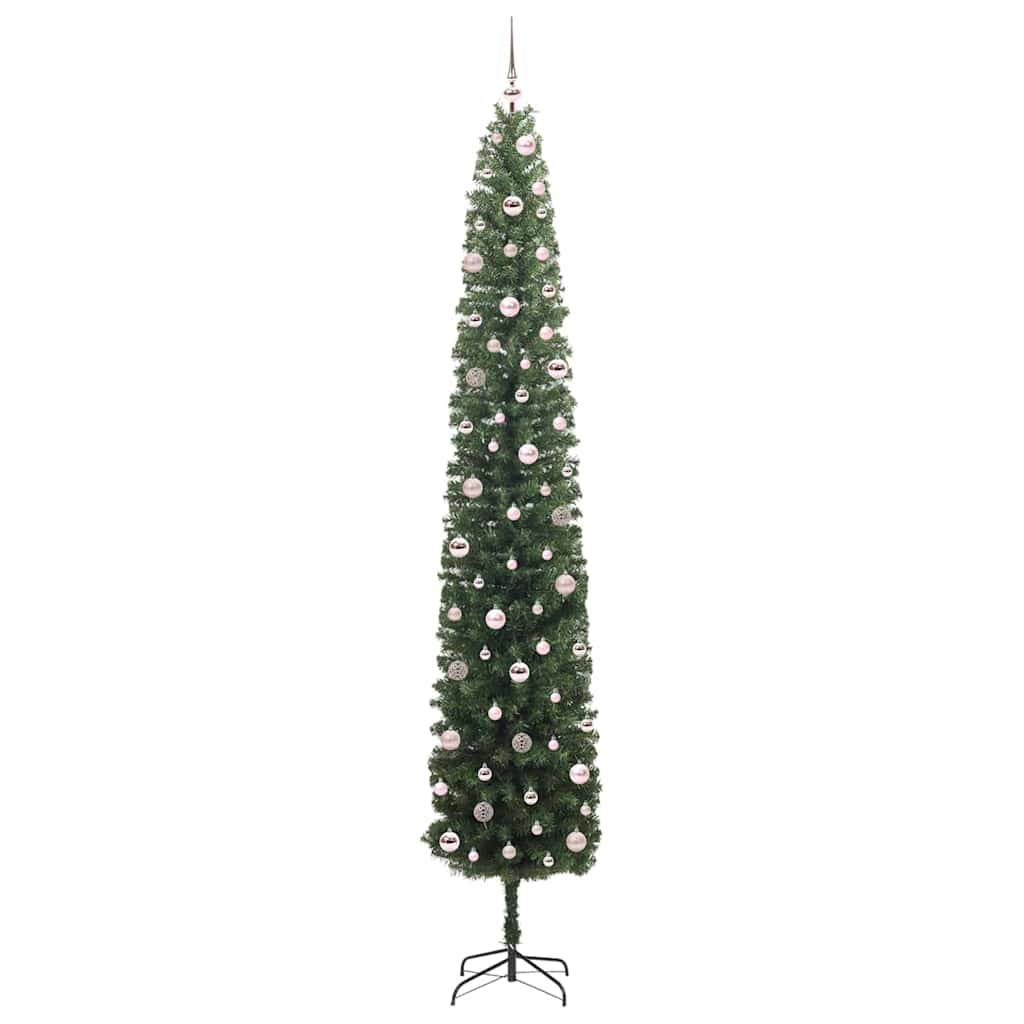 Artificial Christmas Tree with 300 LEDs with Stand Green 270 cm