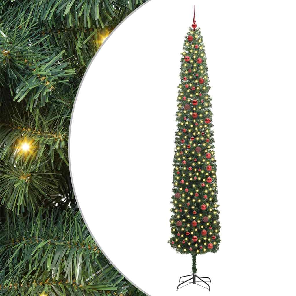 Artificial Christmas Tree with 300 LEDs with Stand Green 300 cm