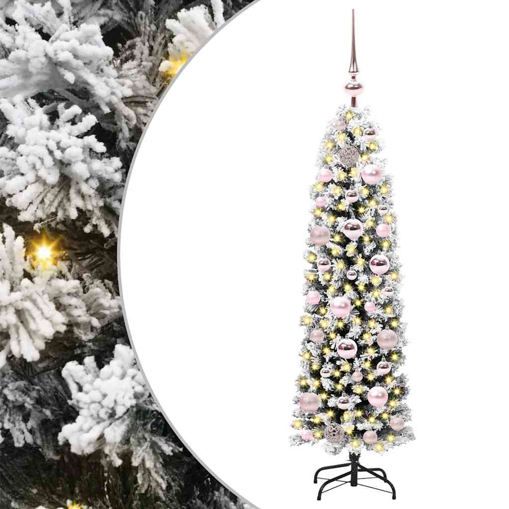 Artificial Christmas Tree with 150 LEDs with Stand Green 120 cm