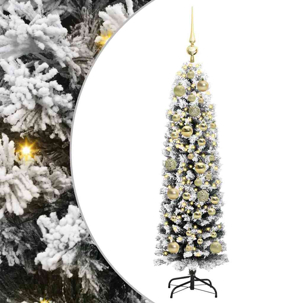 Artificial Christmas Tree with 150 LEDs with Stand Green 120 cm