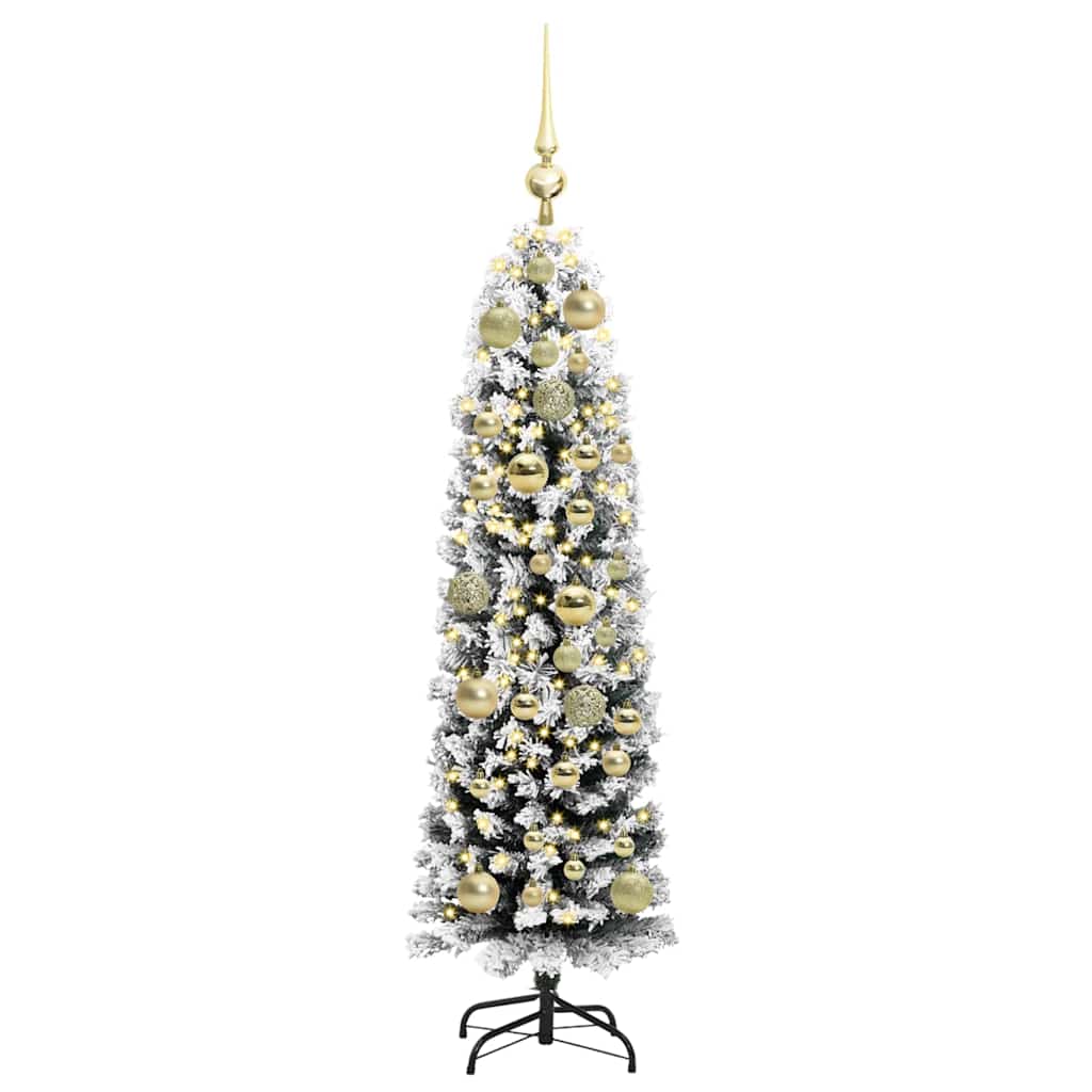 Artificial Christmas Tree with 150 LEDs with Stand Green 120 cm