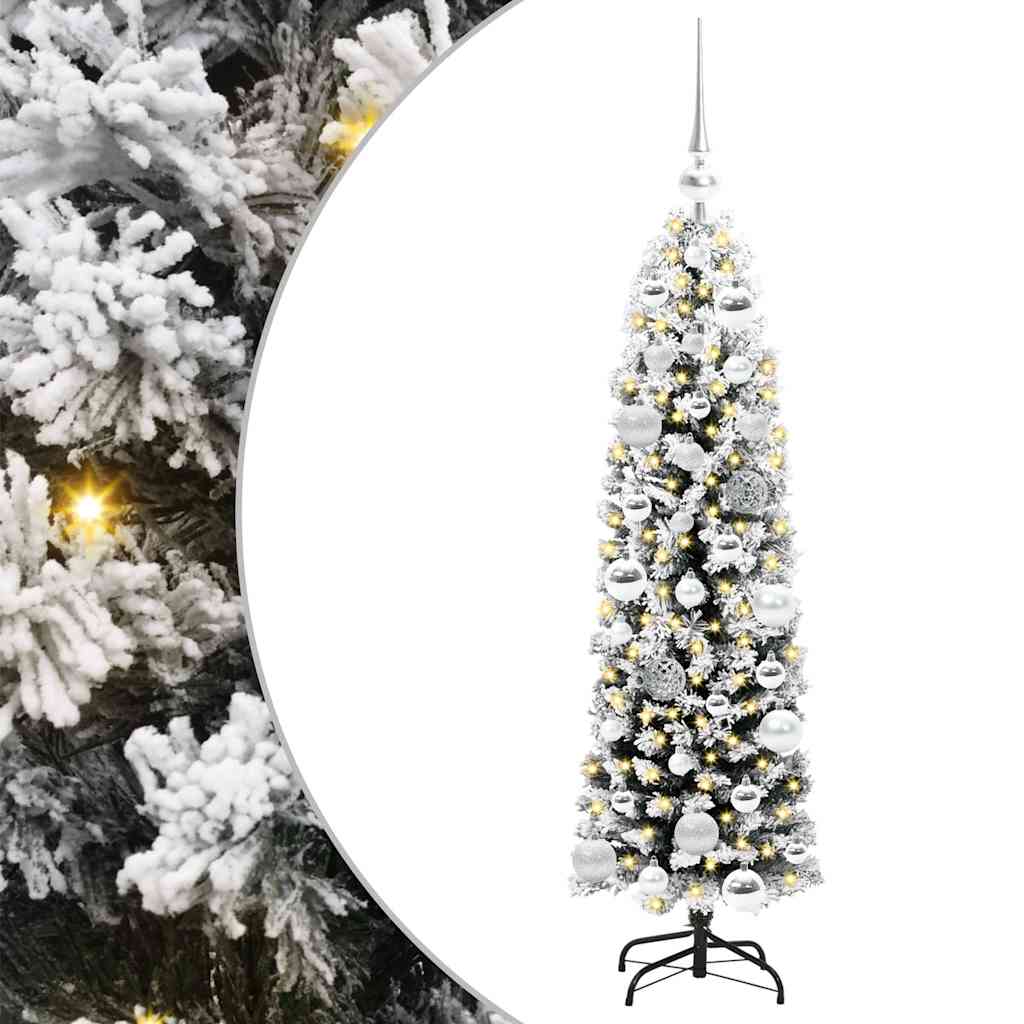 Artificial Christmas Tree with 150 LEDs with Stand Green 120 cm