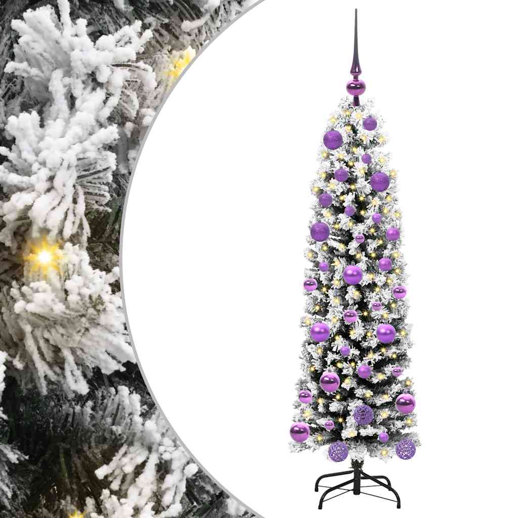Artificial Christmas Tree with 150 LEDs with Stand Green 120 cm