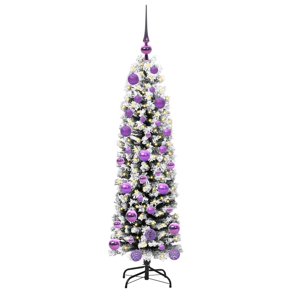 Artificial Christmas Tree with 150 LEDs with Stand Green 120 cm