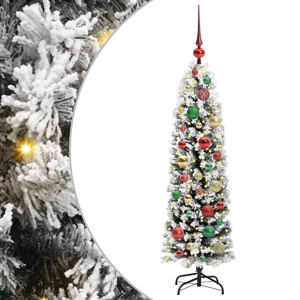 Artificial Christmas Tree with 150 LEDs with Stand Green 120 cm