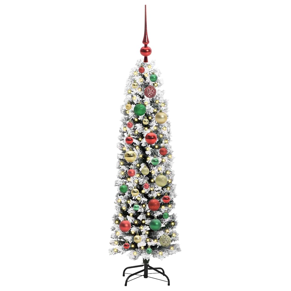 Artificial Christmas Tree with 150 LEDs with Stand Green 120 cm