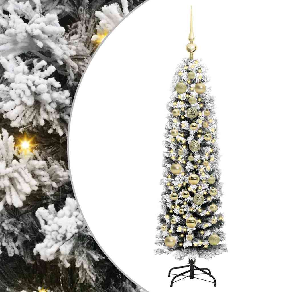 Artificial Christmas Tree with 150 LEDs with Stand Green 150 cm