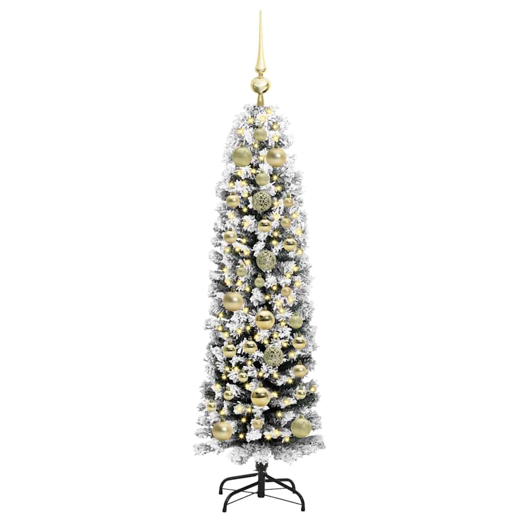 Artificial Christmas Tree with 150 LEDs with Stand Green 150 cm