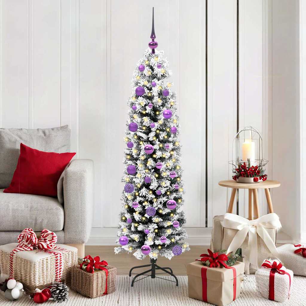 Artificial Christmas Tree with 150 LEDs with Stand Green 150 cm