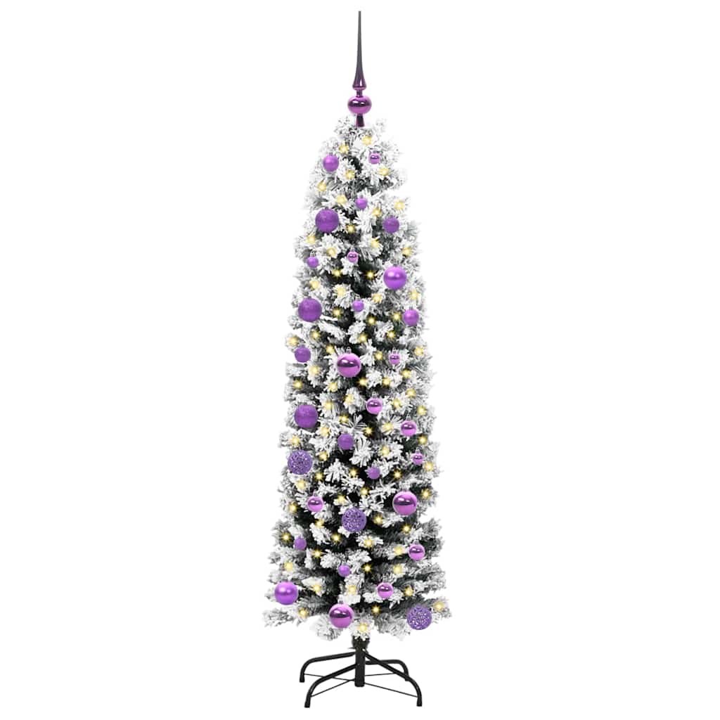 Artificial Christmas Tree with 150 LEDs with Stand Green 150 cm